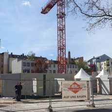 Grundsteinlegung für neuen Wohnkomplex im Glaucha-Viertel